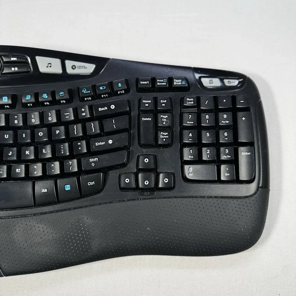 Logitech Wave K350 Ergonomic Wireless Keyboard Only - No Dongle or Mouse
